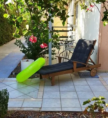 Cleo With Yard In 250m From The Malia (Crete)